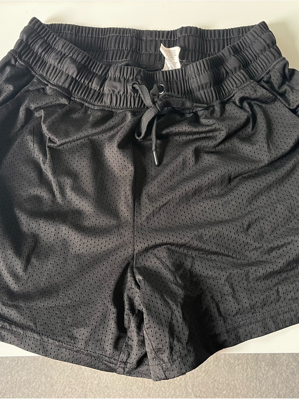 Athletic Works Black Mesh Performance Shorts